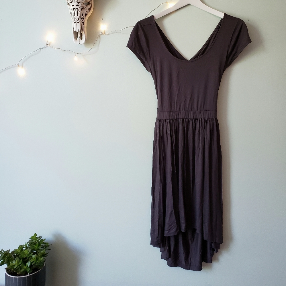 Club Monaco Open Back Hi-Lo Dress